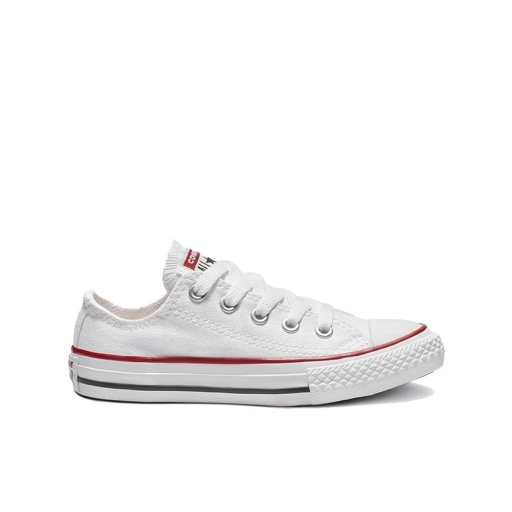 BRAND NEW youth converse chuck taylor all star ox white shoes size 11 & 1Y